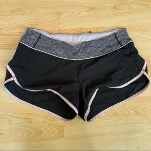 Lululemon Speed Up Running Shorts Black Size 6